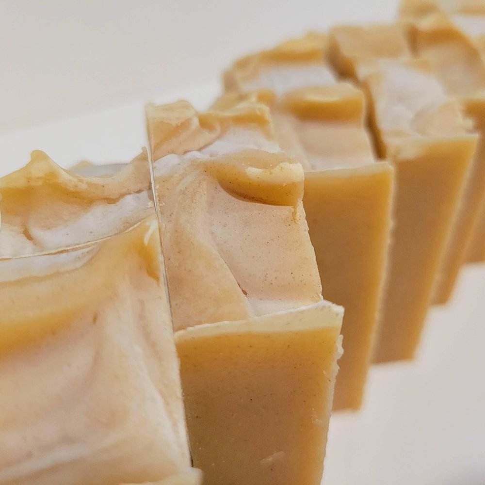 Lemon Turmeric Handcrafted Soap - Picture 2 of 4
